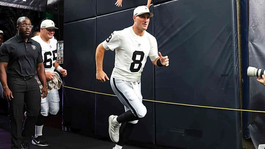 Raiders’ Kirk Cousins isn’t bothered by Klint Kubiak refusing to name starting QB