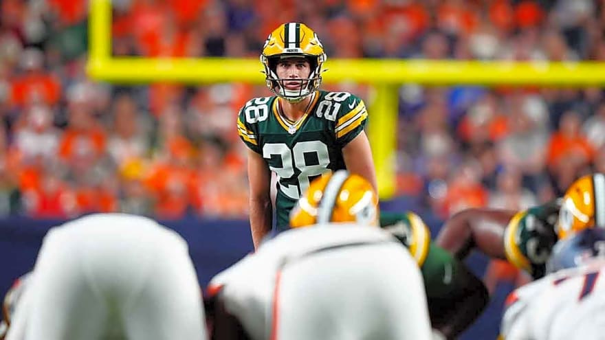 Watch Packers QB Jordan Love’s immediate reaction to Trey Smack’s missed PAT vs. Panthers