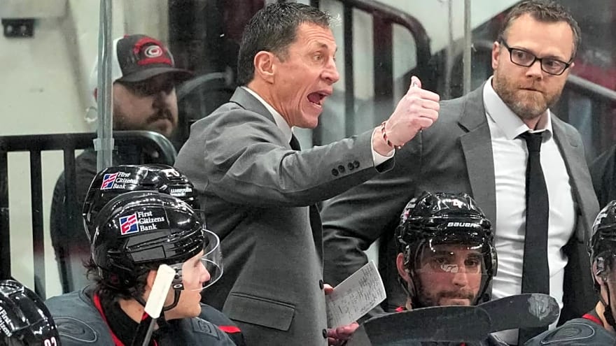 Hurricanes Coach Rod Brind’Amour’s Handshake With Flyers’ Rick Tocchet Draws Attention
