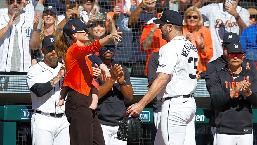 Tigers icon Justin Verlander shouts out wife Kate Upton after getting ‘totally blindsided’ by emotional moment with daughter