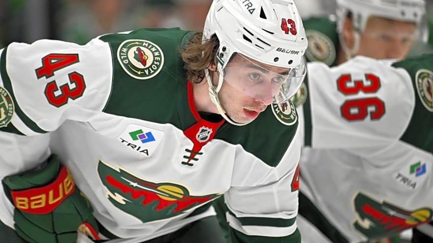 Wallstedt starting Game 1 for Wild, Hughes expected to play despite illness
