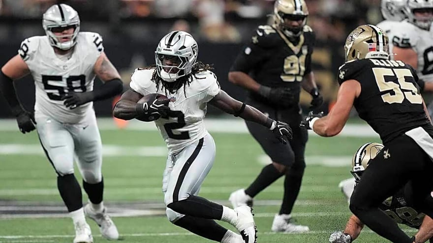 Raiders get mixed bag of injury updates on Brock Bowers, Ashton Jeanty before Patriots game
