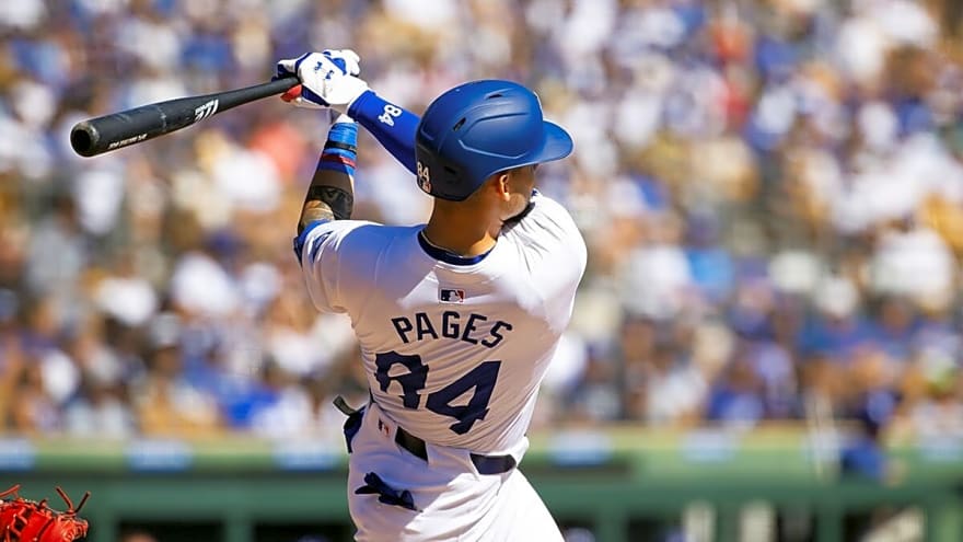 Dodgers’ Andy Pages delivers confident take on 3-HR game vs. Astros