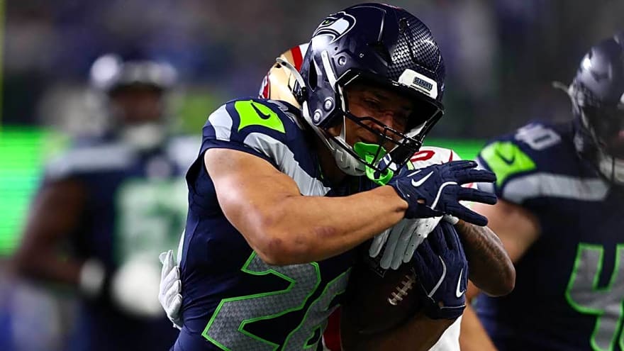 Seahawks Week 7 injury report vs. Chiefs: How Zach Charbonnet absence impacts fantasy football