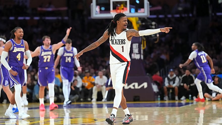Blazers’ Ja Morant was in a trolling, trash-talking mood before getting hurt vs. Grizzlies