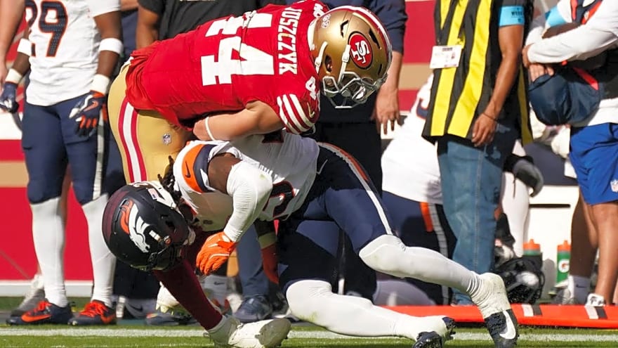Broncos Snap Counts Show RJ Harvey Out-Snapped J.K. Dobbins in Loss to 49ers