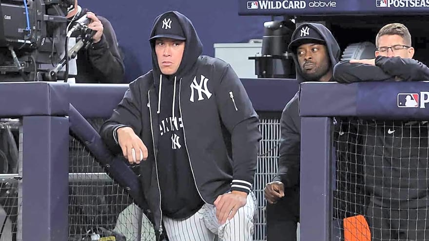Watch Yankees’ Aaron Judge take batting practice before ALDS roster decision
