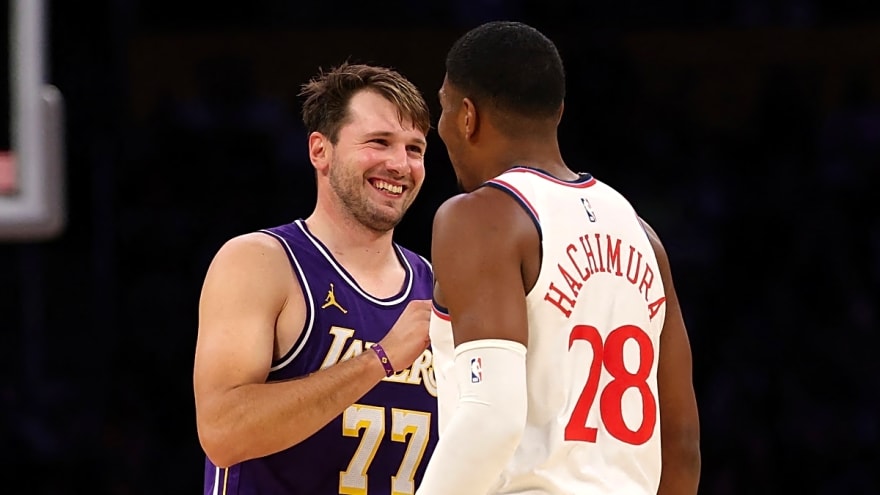 Rui Hachimura reveals what Lakers’ Luka Doncic said to him in return game vs. Clippers