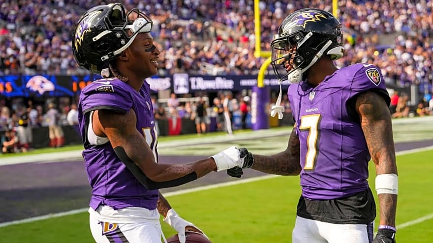 The Ravens Have a Receiver Trade Chip That Les Snead and the Rams Should Be Calling About