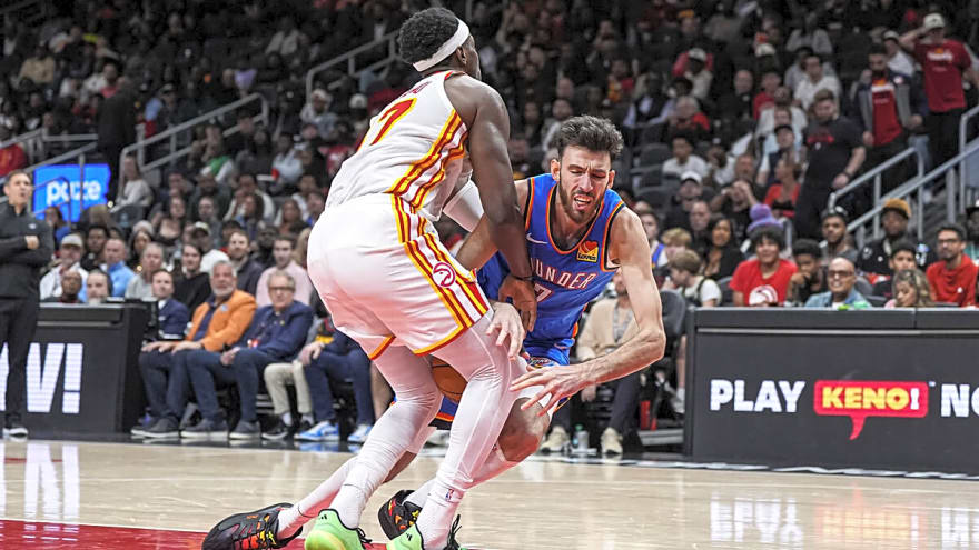Thunder’s Chet Holmgren questionable for Monday’s game vs. Mavericks