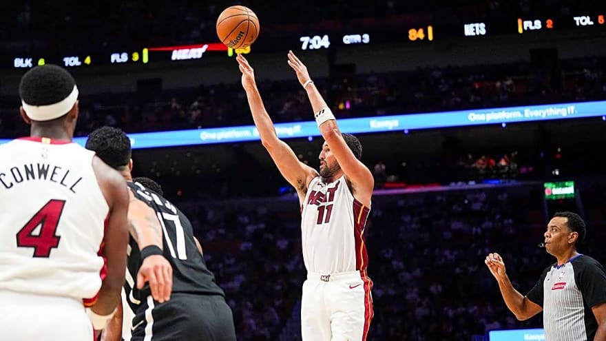 Heat’s Erik Spoelstra ‘not losing sleep’ over Klay Thompson’s shooting struggles