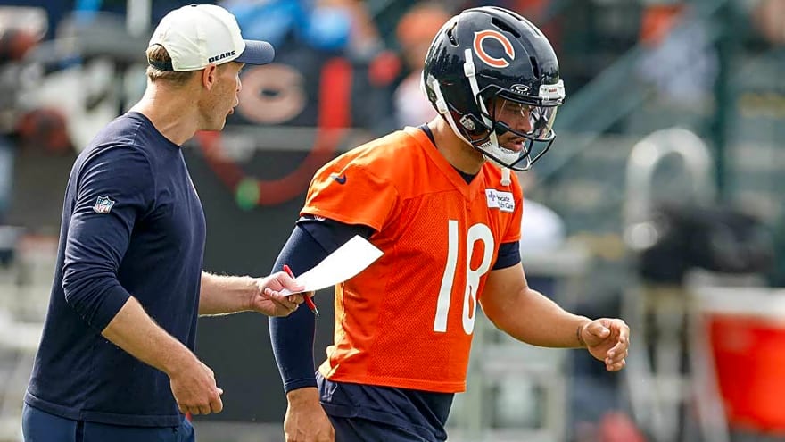 The perfectionist in Bears HC Ben Johnson is already rubbing off on Caleb Williams after Week 1 rout