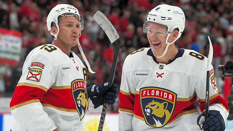 Panthers star Brady Tkachuk makes wild NHL hat trick history vs. Canucks