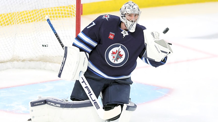 Jets’ Connor Hellebuyck gets candid on ‘expectations’ after MVP season