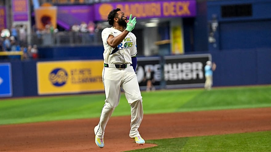 What Rays star Junior Caminero said after walking off Astros with 2-run bomb