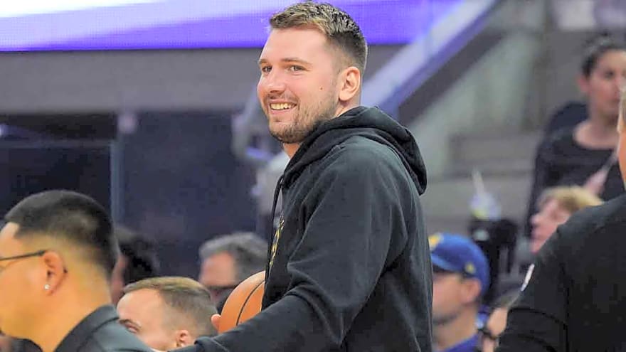 Lakers have complete birthday celebration for Luka Doncic before Warriors matchup