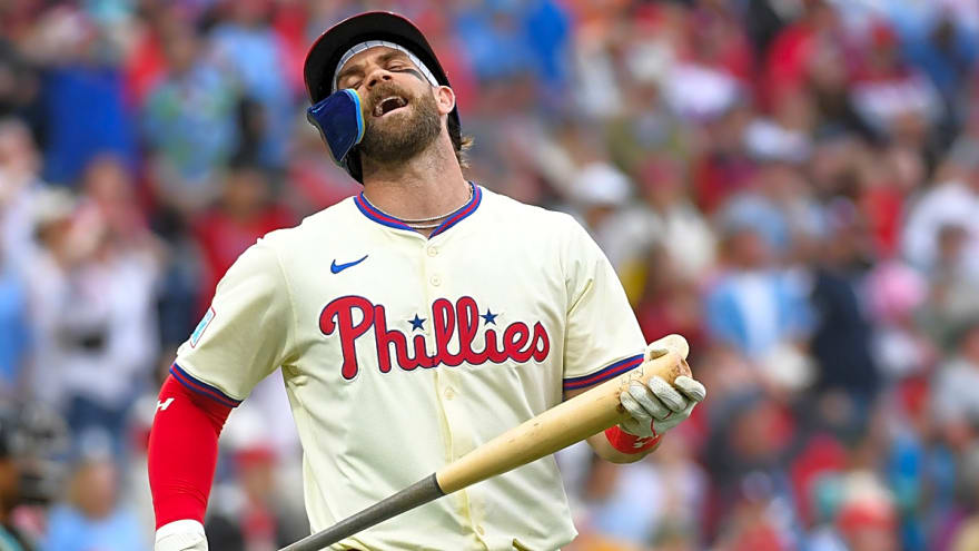 Phillies’ Bryce Harper sends subtle shade to Dave Dombrowski with ‘Not Elite’ shirt