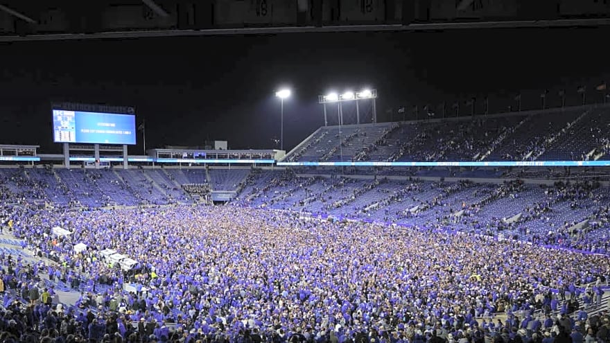 Kentucky's Field Storm After Upset Win vs. LSU Comes at $500,000 Cost
