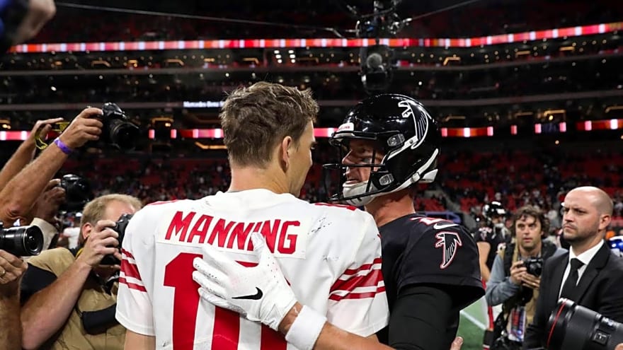 NFL Legend Eli Manning Has Priceless Response to Matt Ryan Comparison