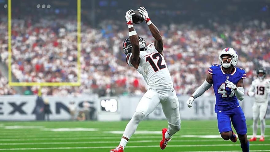 Nico Collins’ official practice status puts Texans Week 2 availability in doubt