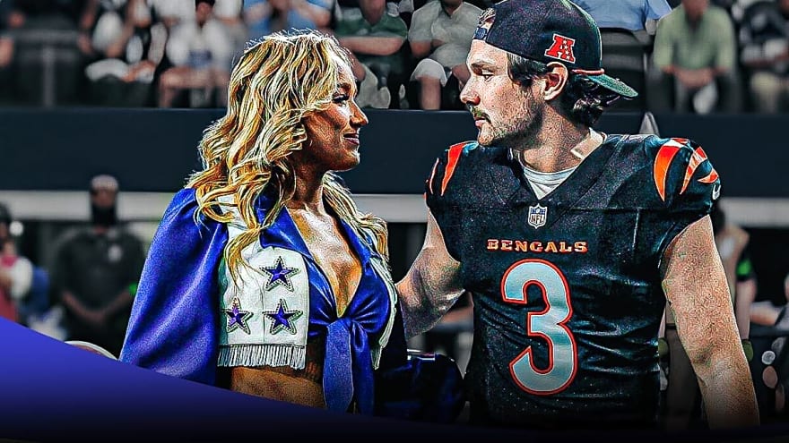 Cowboys cheerleader goes viral during wedding to NFL kicker