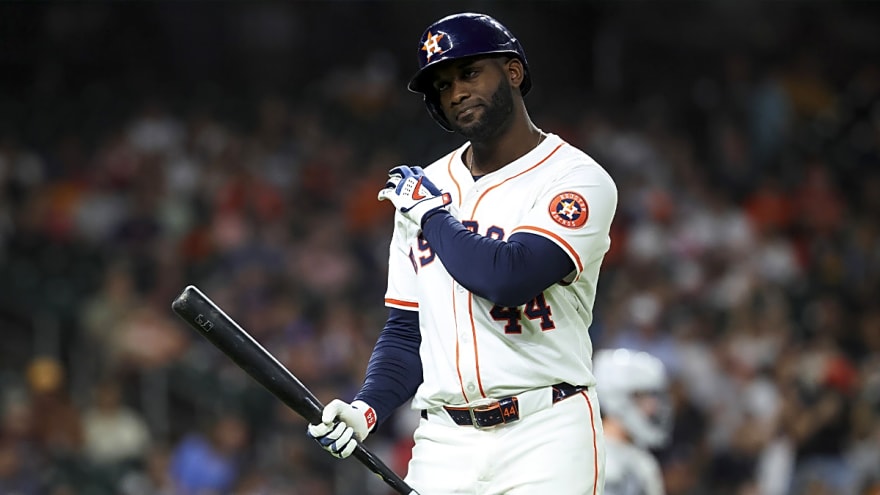 Yordan Alvarez’s injury setback will concern Astros fans