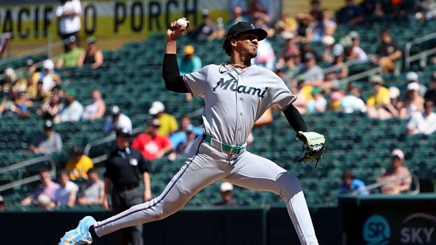 Marlins Make Controversial Eury Perez In-Game Decision vs Athletics