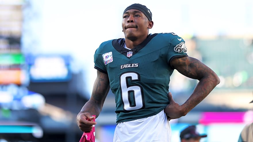 Eagles’ DeVonta Smith officially not playing vs. Cowboys in Week 7