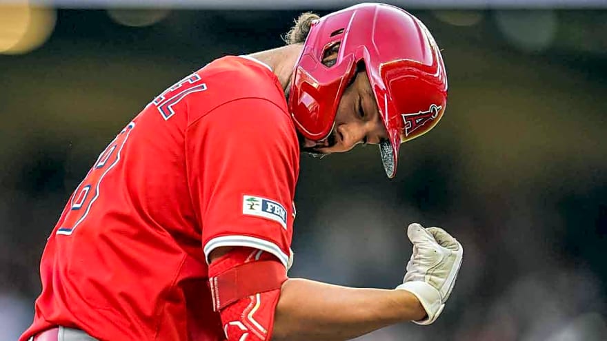 Angels’ Nolan Schanuel rips insane bat flip after walk-off walk