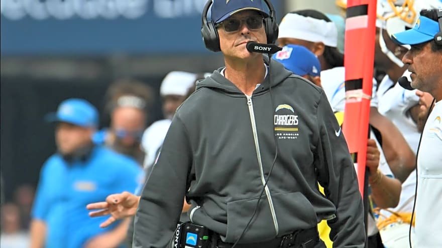 Jim Harbaugh's Chargers Job Should Be On The Line Against Seahawks
