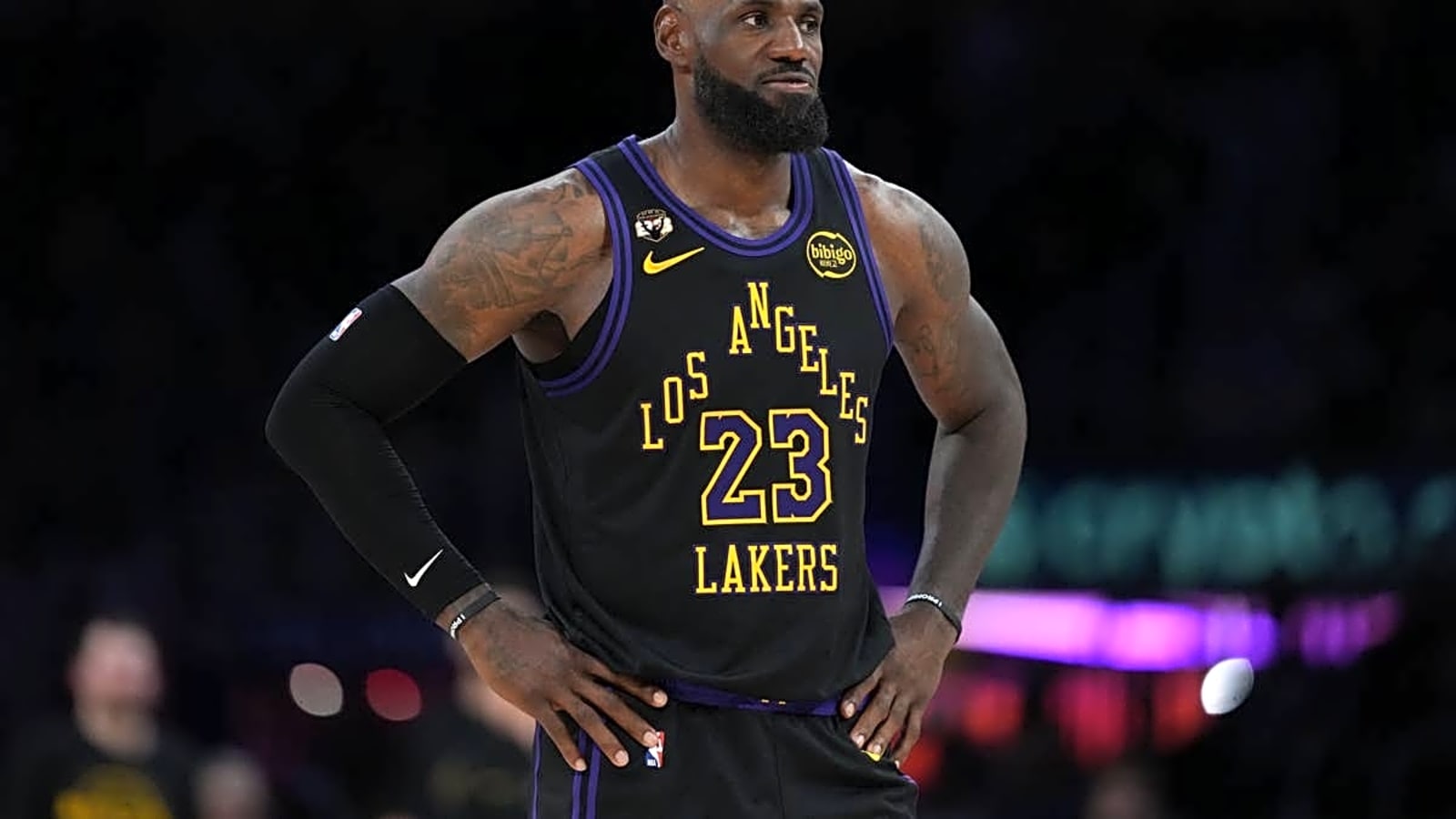 Cameras Catch LeBron James' Testy Exchange With Courtside Fan