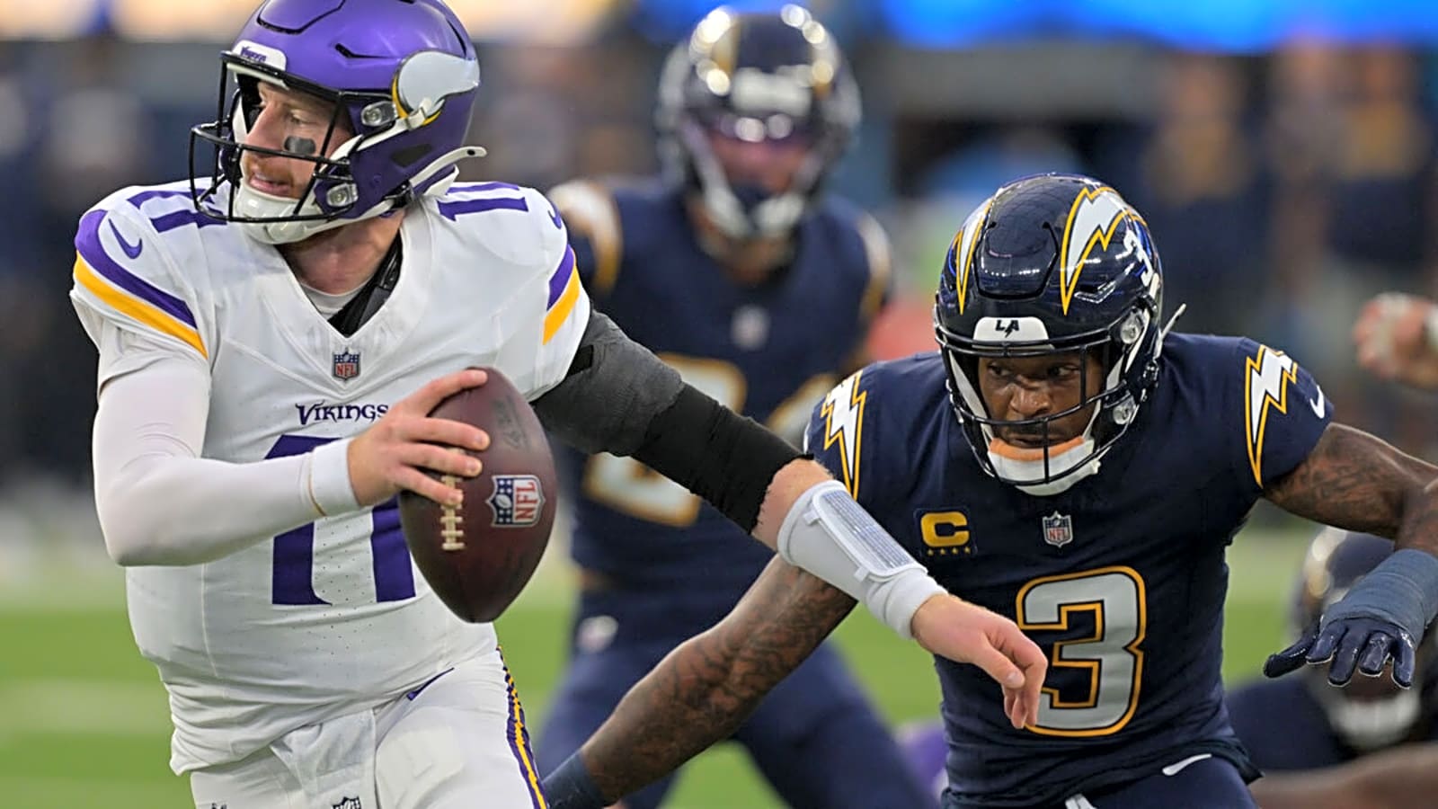 Chargers’ Derwin James to undergo MRI for ankle injury suffered on TNF