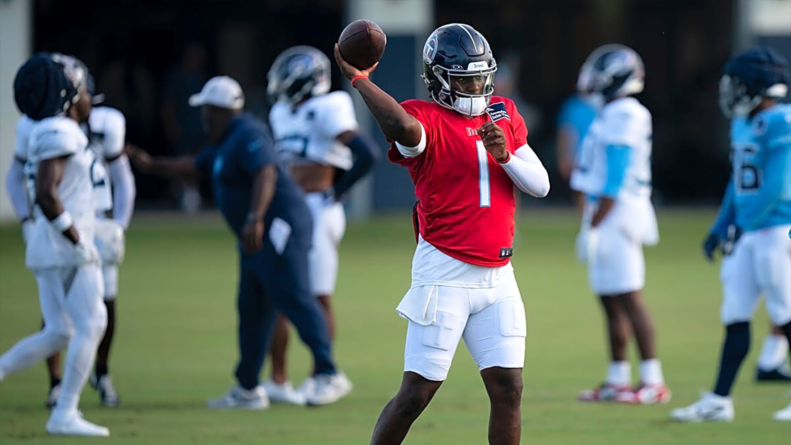 Titans’ Cam Ward makes ‘mid’ admission about offense