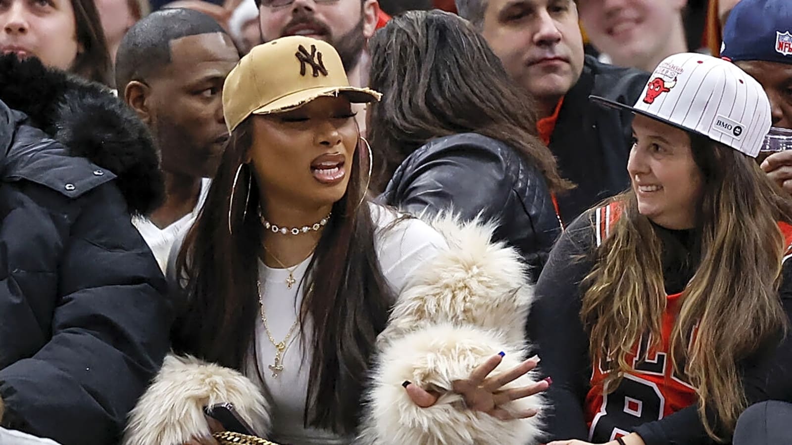 Megan Thee Stallion deletes TikTok showing her unwrapping gifts on Klay Thompson’s lap