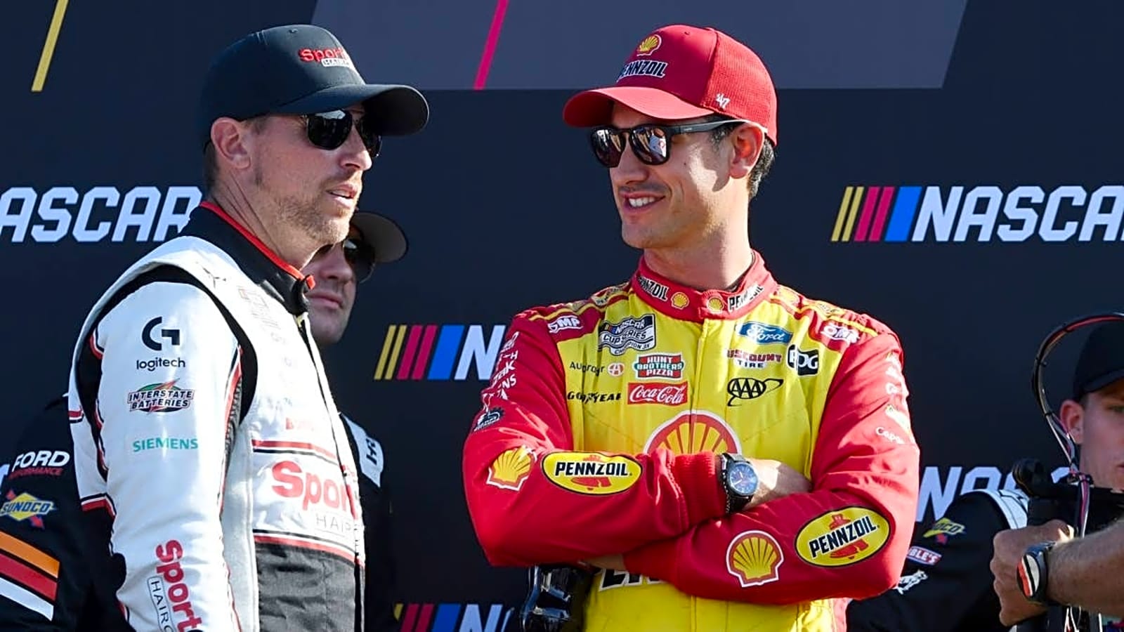 Denny Hamlin Starts Sounding the Alarm on Joey Logano