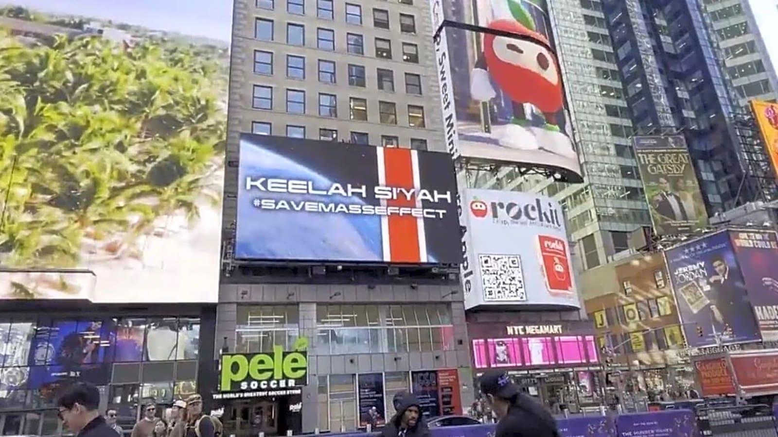 Save 'Mass Effect' fan campaign gets NYC billboard