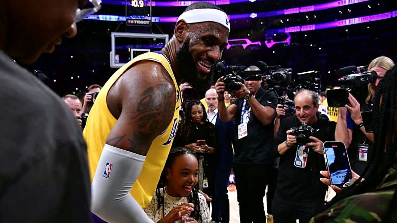 Lakers’ LeBron James reveals how being a girl dad has ‘softened me up’