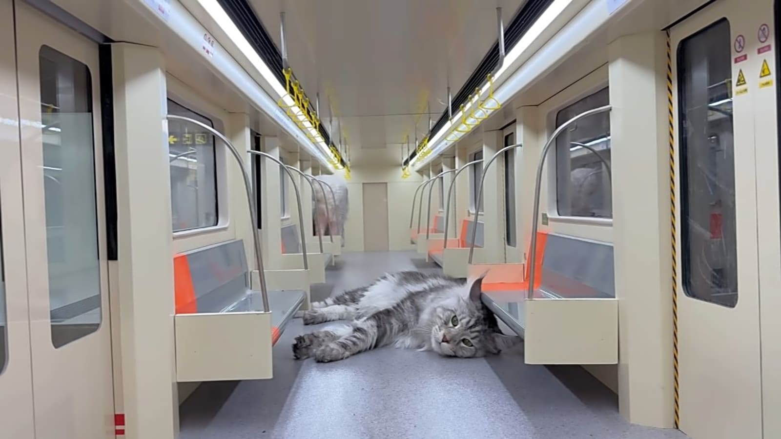 Watching Cats Ride a Cat Subway WILL Improve Your Day (Video)