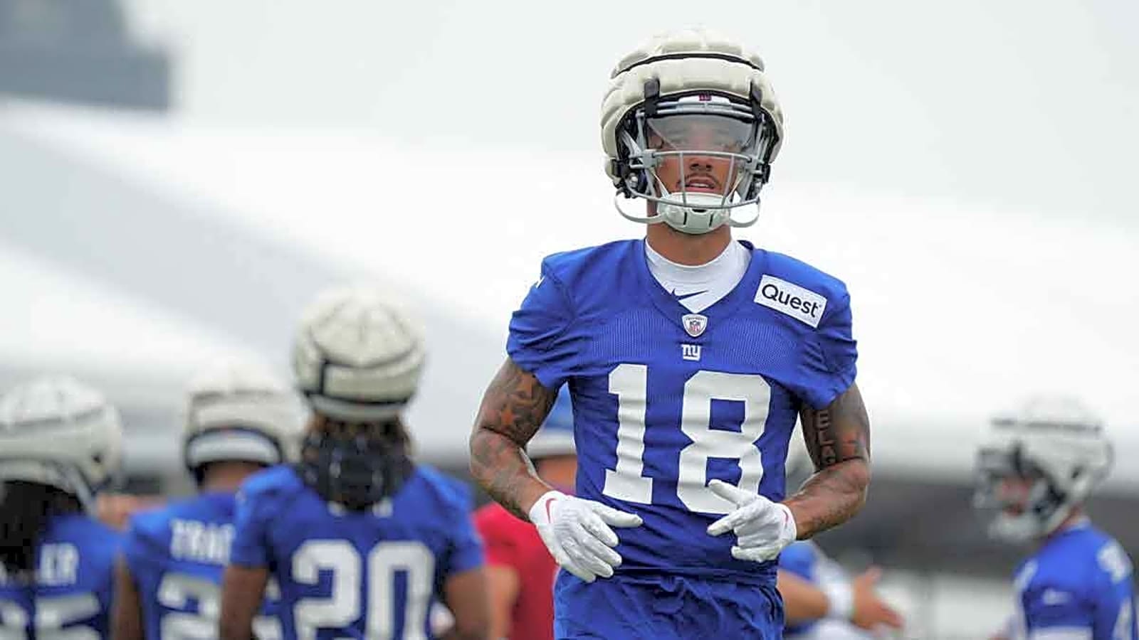 Giants release 8 players, including Isaiah Hodgins