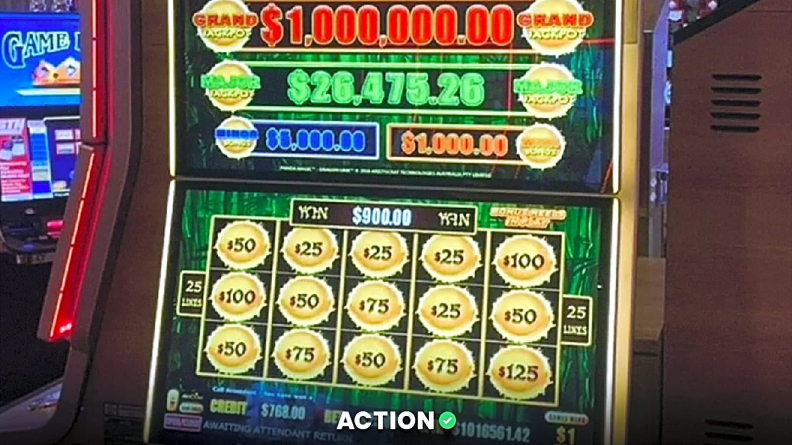 Red Rock Casino Slot Machine Jackpot Pays Out Big