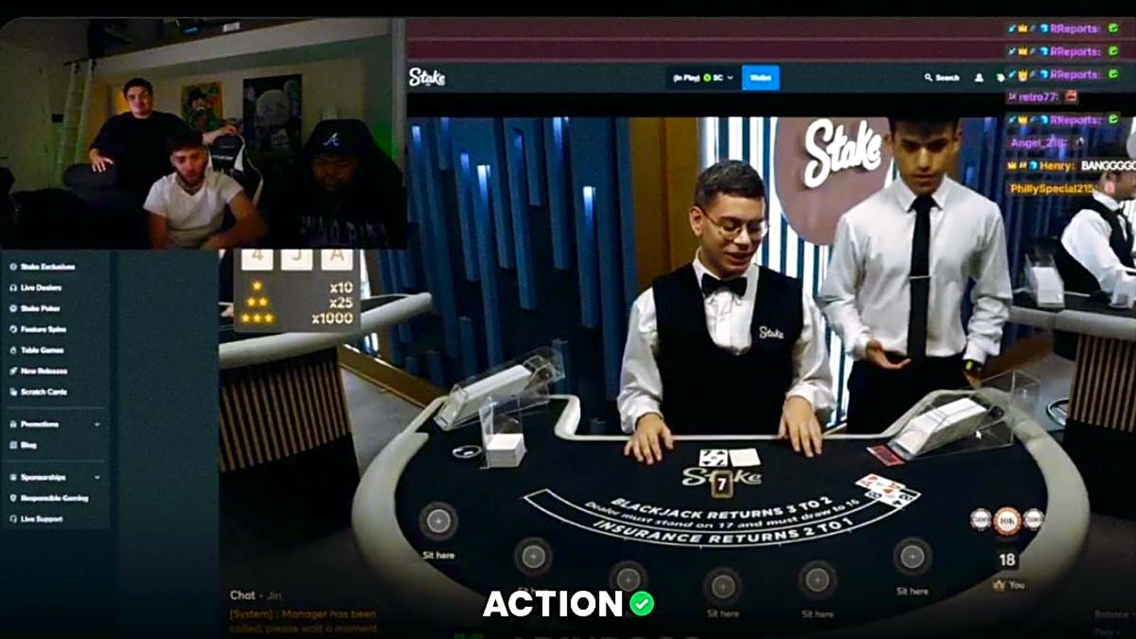 Live Dealer Blackjack Error Costs Adin Ross Dearly