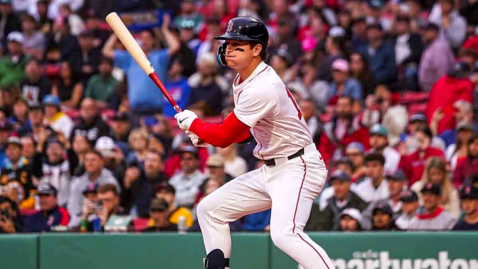 Roman Anthony’s instant reaction to 1st career hit, RBI vs. Rays