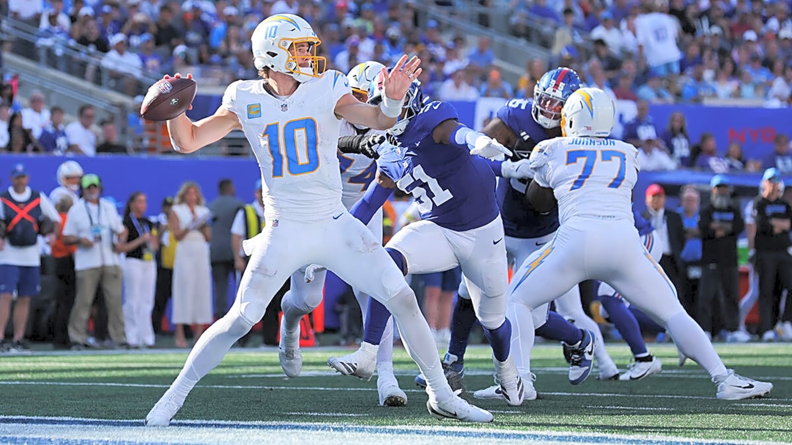 Chargers’ Justin Herbert gets confident shoutout from Cam Newton