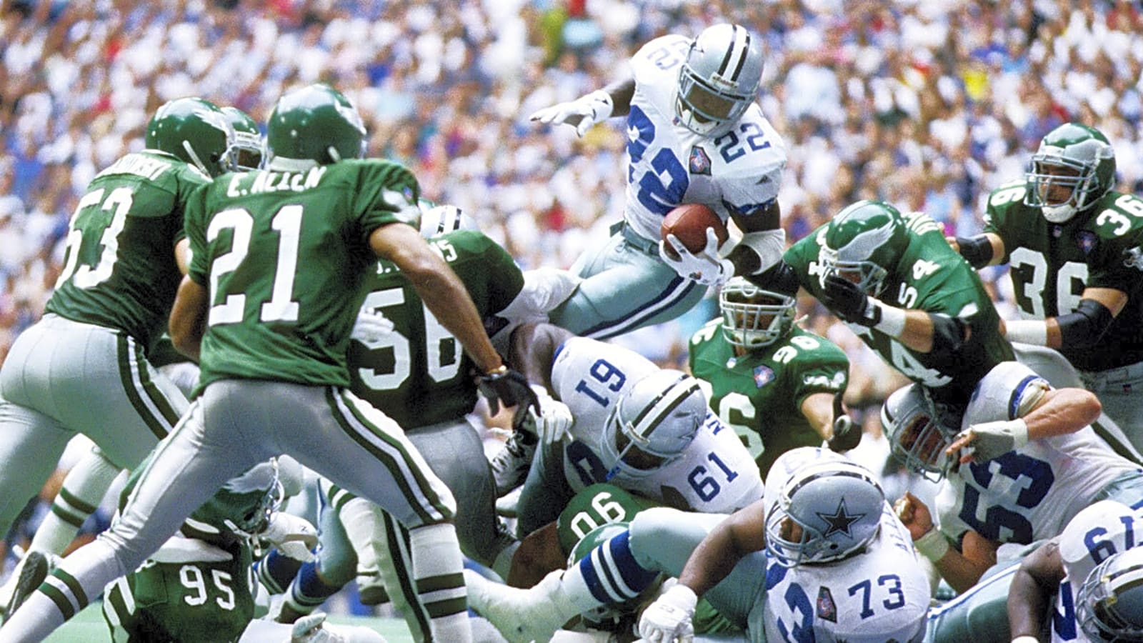 Cowboys legend Emmitt Smith calls out Eagles fans with ‘sick’ mic drop