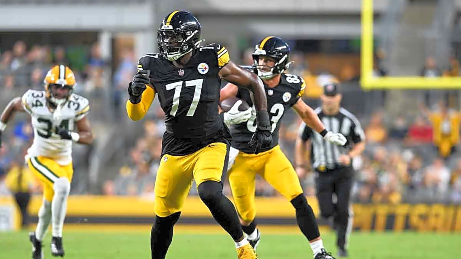Broderick Jones trade grades for Cowboys, Steelers