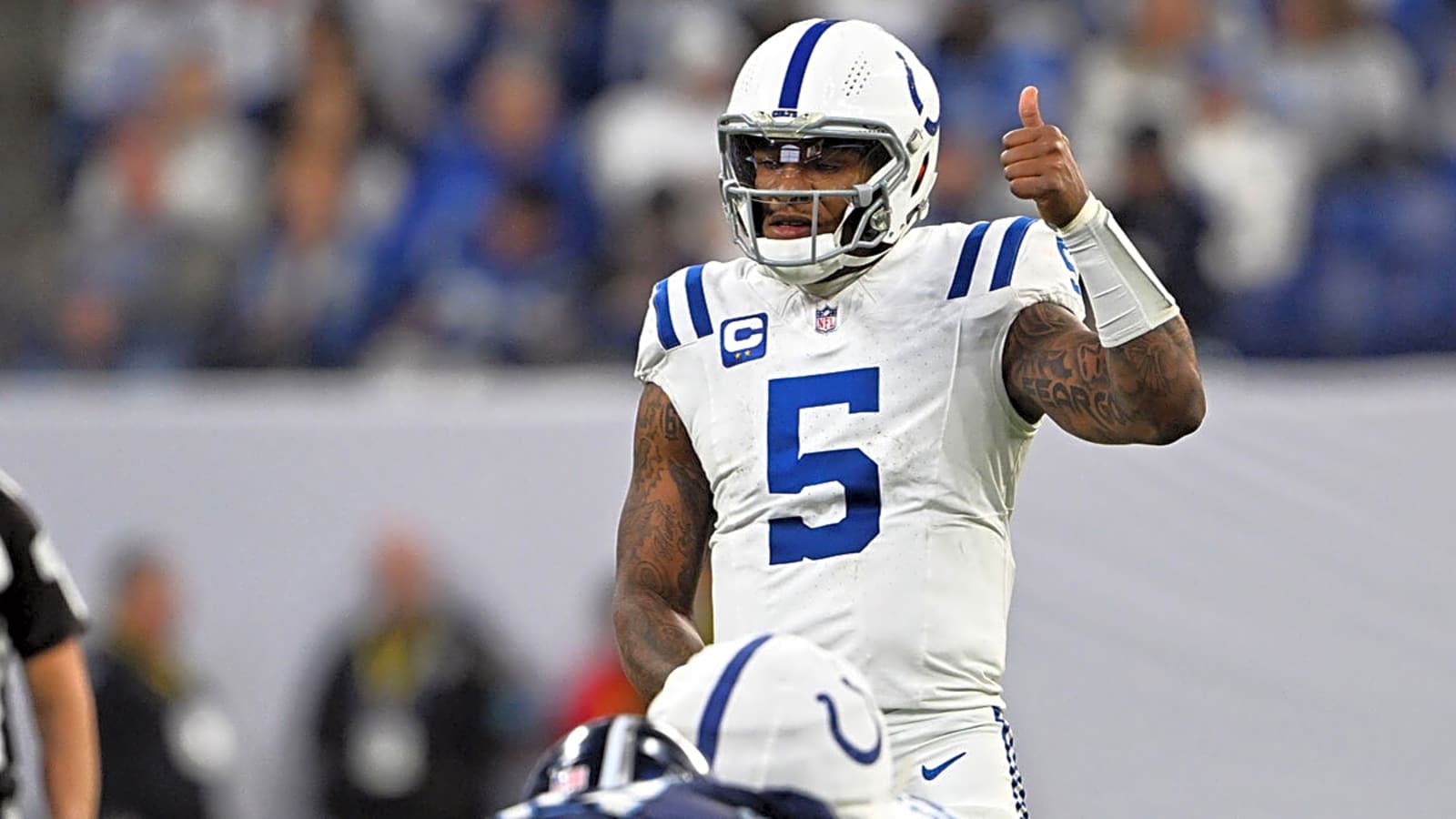 Colts’ Anthony Richardson makes Tom Brady quip about Daniel Jones competition