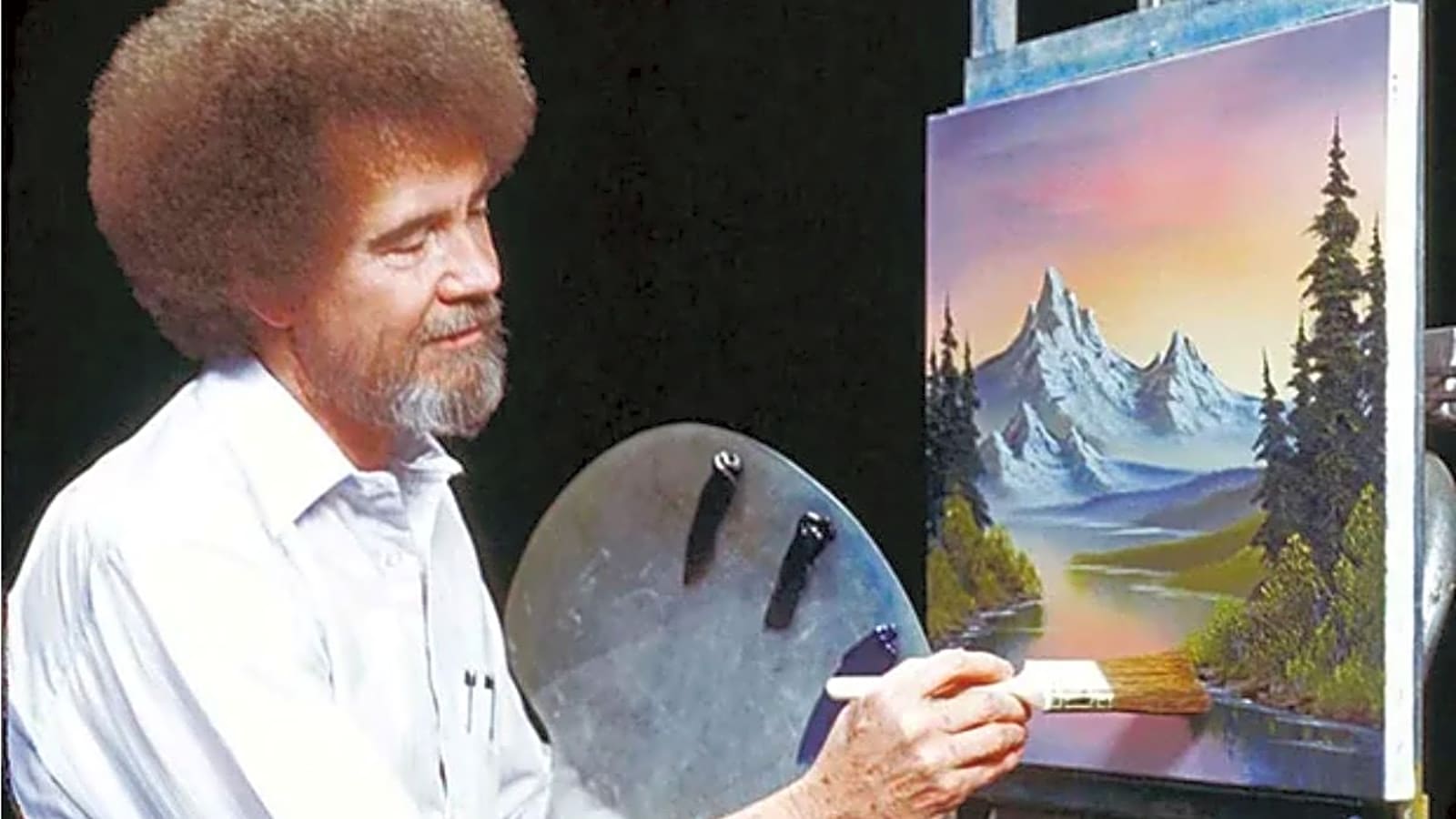Bob Ross paintings auction will support public TV stations