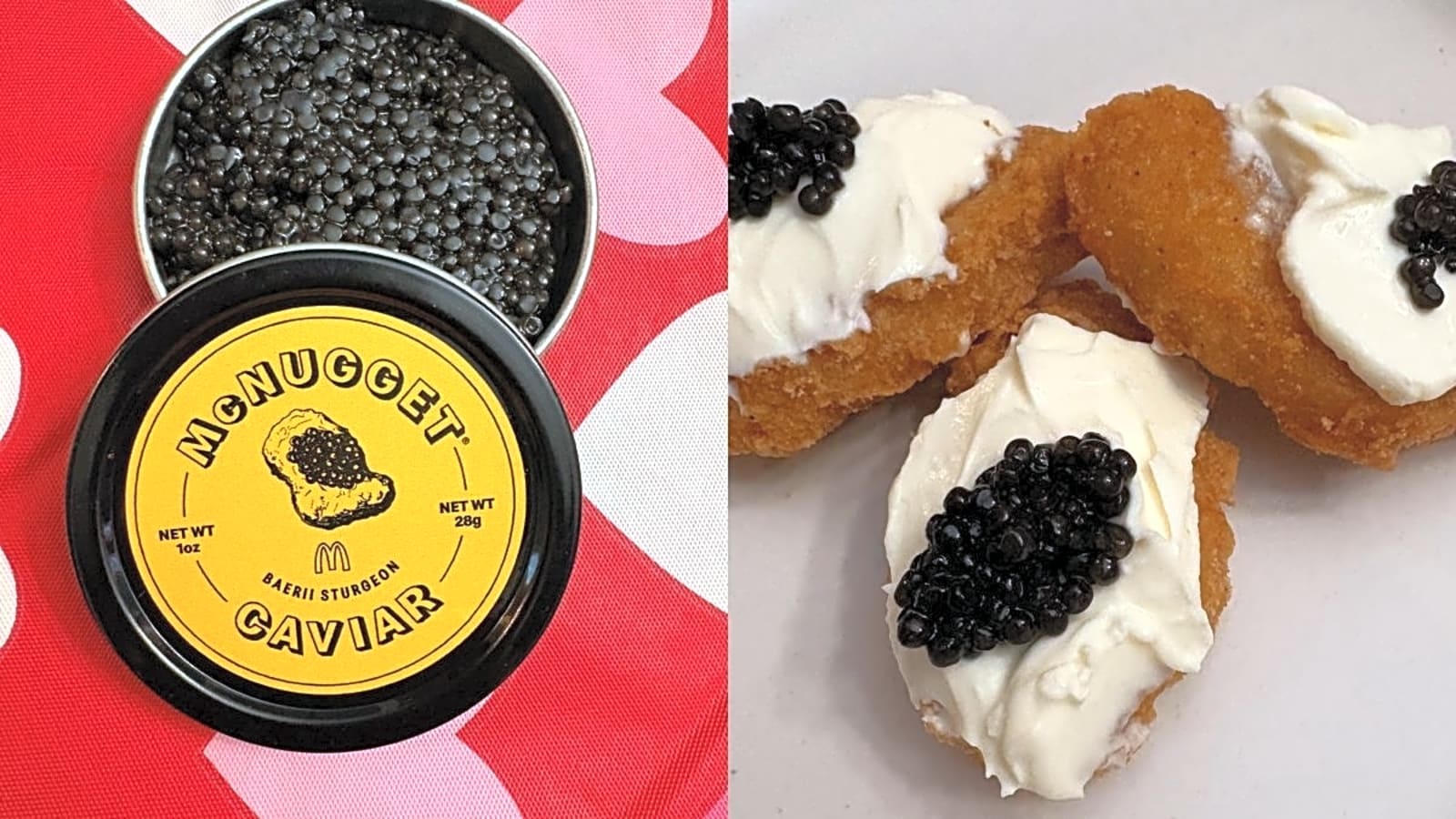 We tried McDonald's McNugget Caviar and it absolutely slaps