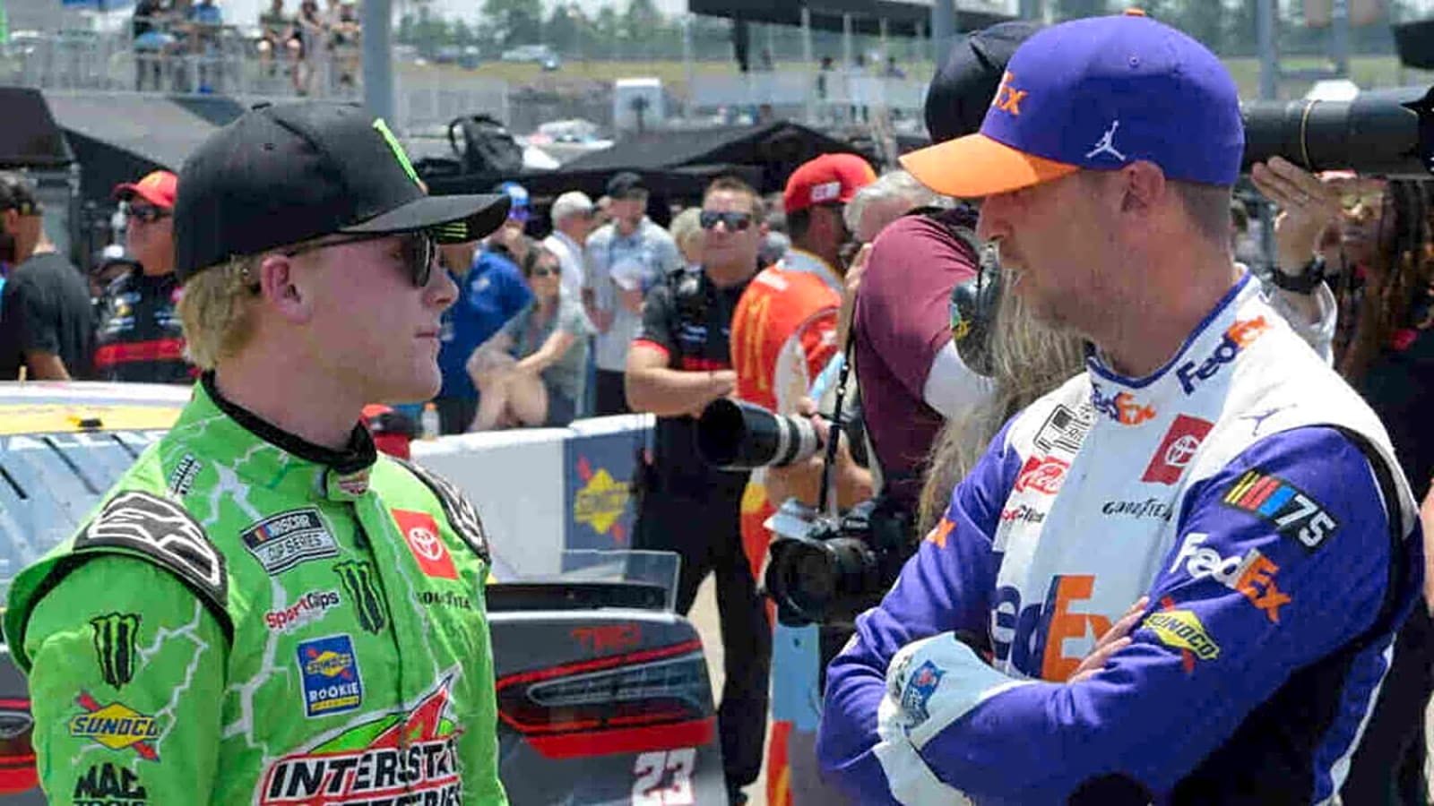 Dale Earnhardt Jr. Insists Denny Hamlin Wrecking Ty Gibbs at New Hampshire Was 'Unnecessary'