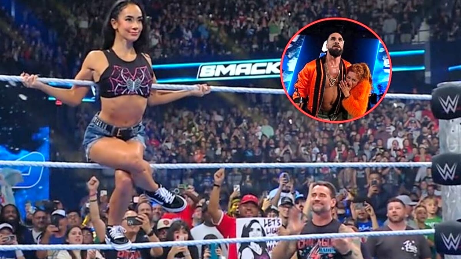 AJ Lee Makes Her Shocking WWE Return to Avenge CM Punk’s Embarrassment by Beating up Becky Lynch on SmackDown